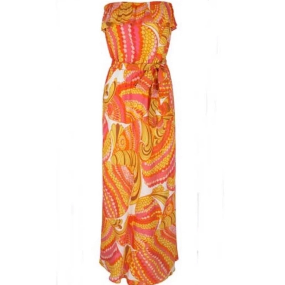 Banana Republic Trina Turk Silk Maxi Dress, sz 6